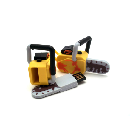 8 GB PVC Chainsaw USB Drive