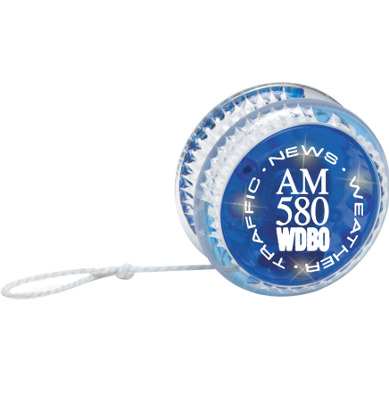 Blue Light-Up LED Yo-Yo w/ Blue Flashing Lights