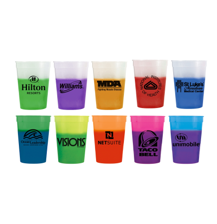 12 Oz. Mood Stadium Cup (Spot Color)
