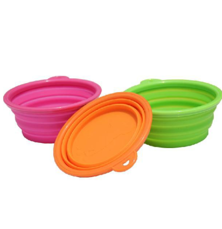 Foldable Pet Travel Feeding Bowl