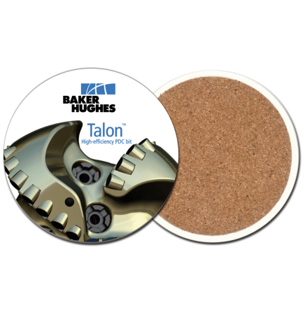 Bulk Round Imprinted Stone Coaster