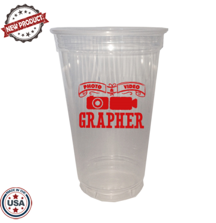 20 Oz. Soft Sided Clear Cups