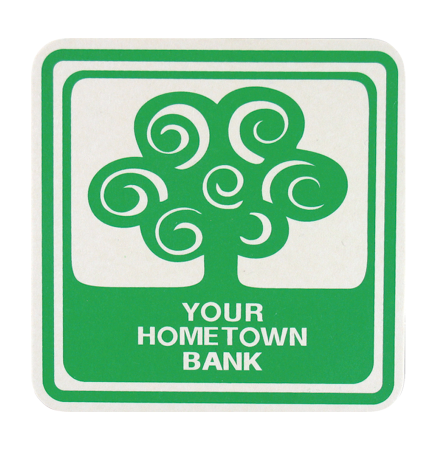 4" Square 80pt Heavyweight Pulp Board Coaster