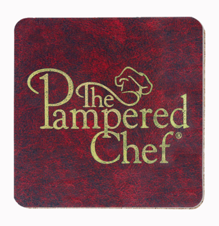 4" Square Leather-ette Coaster