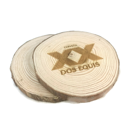 Pine Wood Log Coaster