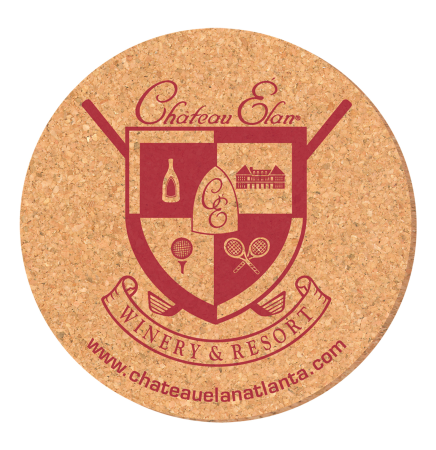 4" Round Cork Coasters