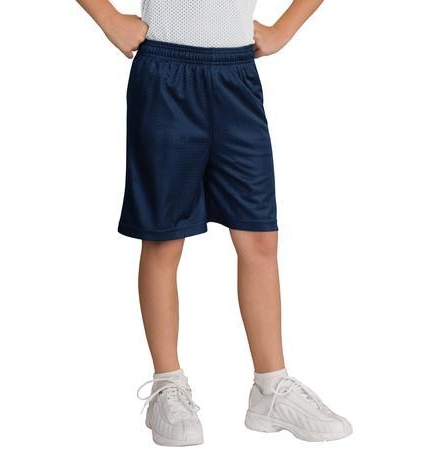 Sport-Tek Youth PosiCharge Classic Mesh Shorts w/ 7" Inseam