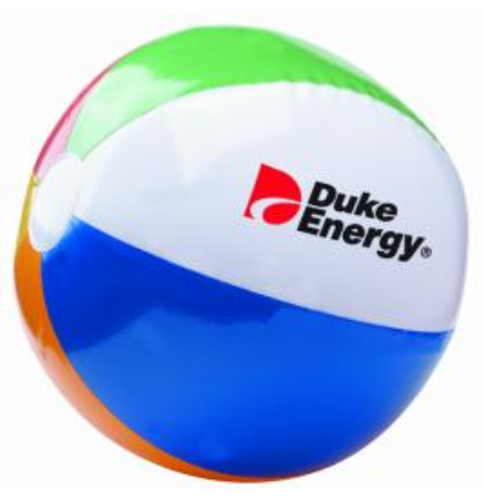 6" 6 Color Beach Ball