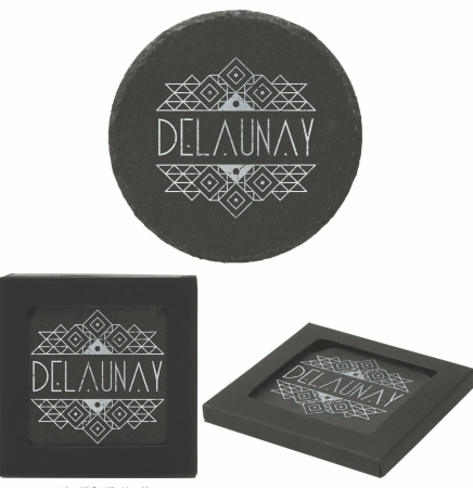 Round Slate Coaster