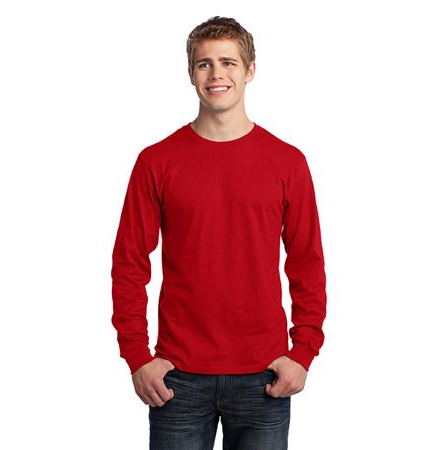Long Sleeve 100 percent Cotton T-Shirt