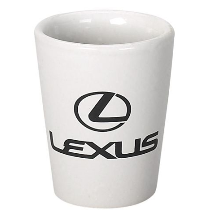 1.5 Oz. White Ceramic Shoter