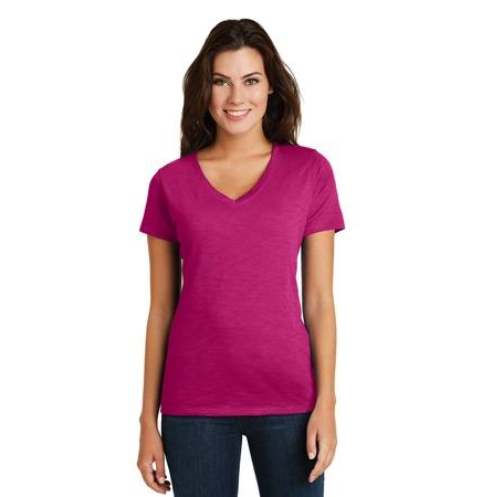 Ladies V-Neck Tee Shirt