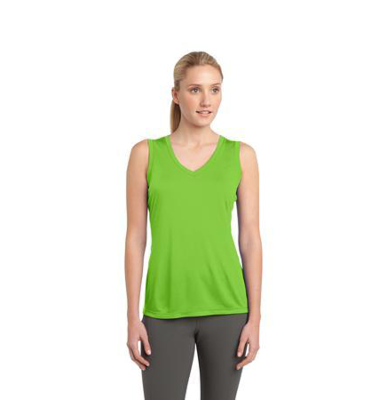 Sleeveless Competitor V-Neck Tee Shirt