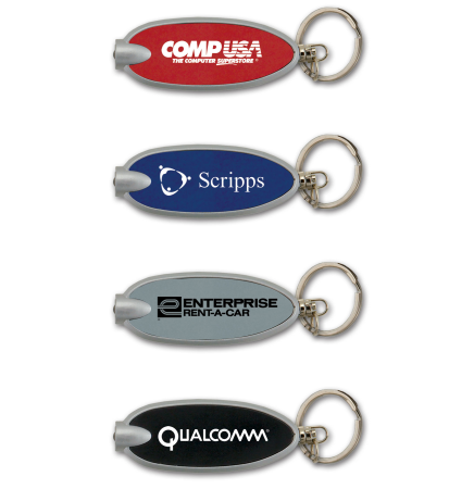 Oval LED Key Tag