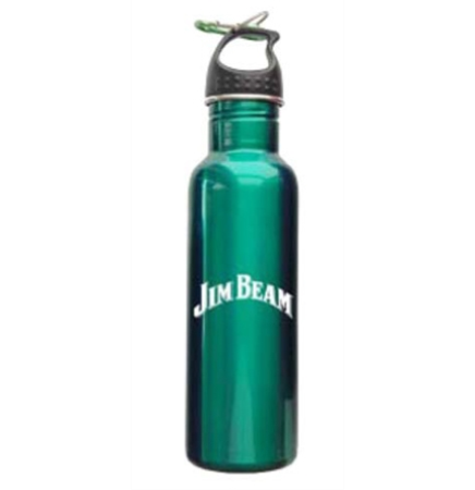 25 Oz. Stainless Steel Water Bottle w/ Carabiner