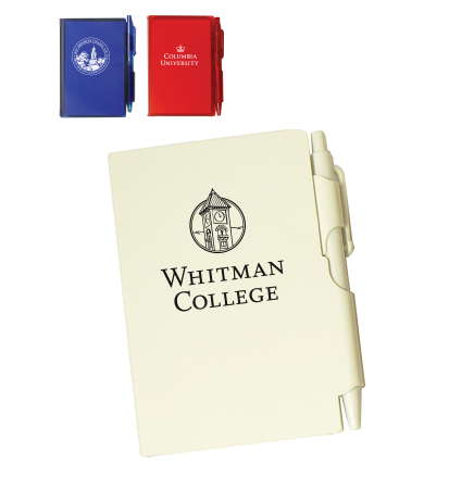 Pocket-Size Notebook w/ Pen Attached