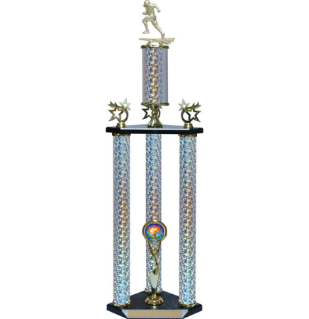 32.5" Football 3 Post Set Trophy