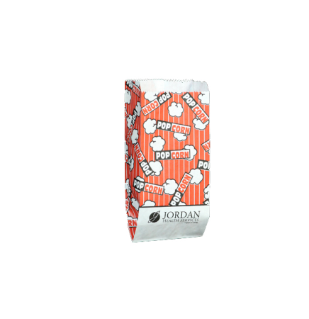 Stock Popcorn Bag 3.5" x 2" x 7"
