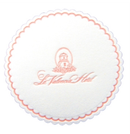 4" Classic Cellulose Round or Square Coasters with Budgetboard