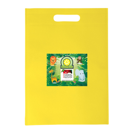 Recession Buster Non-Woven Die Cut Bag w/ Full Color (13"x15"x3") - Color Evolution