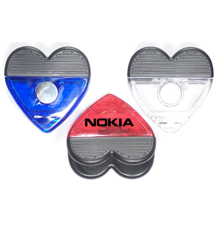 Jumbo Size Heart Magnetic Memo Clip with Strong Grip