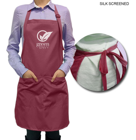Nylon Salon Apron, 2 Pockets, 25x28