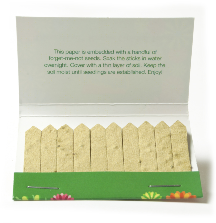 Seed Paper Matchbook