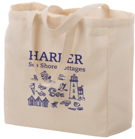 Cotton Canvas Tote Bag (13"x5"x13") - Screen Print