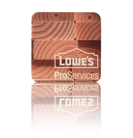 80 PT 3.5" Square Coaster