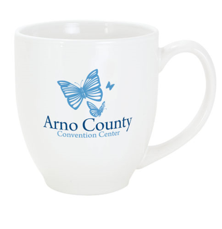 16 Oz. Solid White Bistro Mug