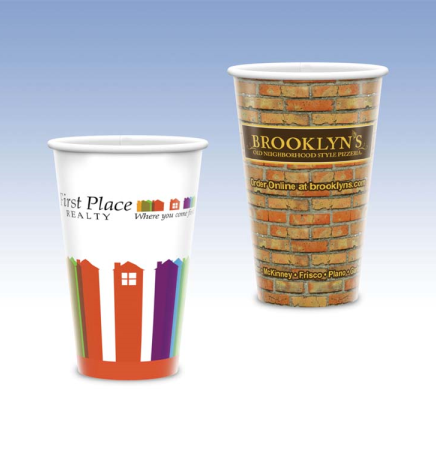 Tall 16oz-Heavy Duty Paper Hot Cup-Hi-Definition Full Color