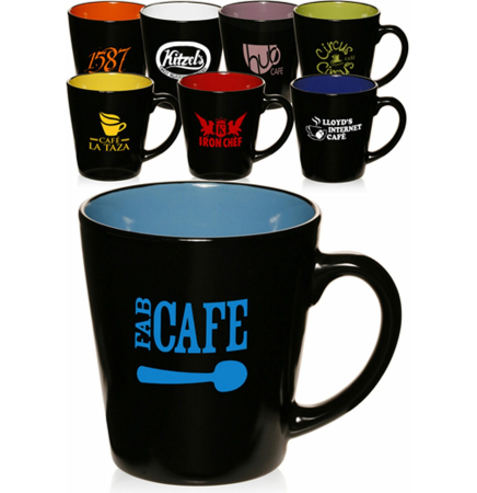 12 Oz. Two Tone Latte Mugs