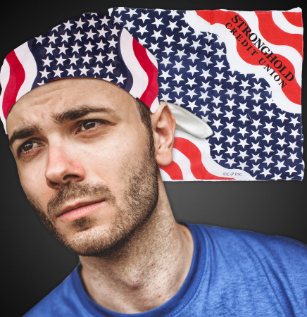 American Flag Bandanas