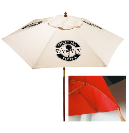 Wood Market Umbrella (7')