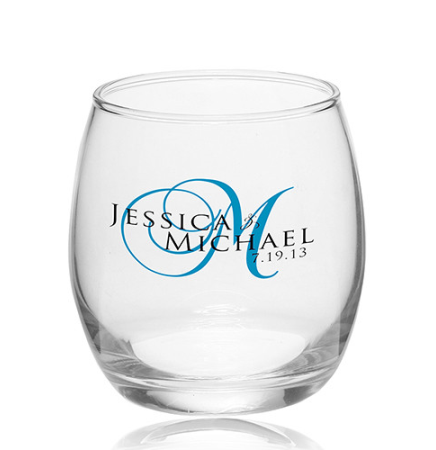 11.5 Oz. Mikonos Clear Stemless Wine Glasses