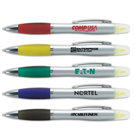 Stylite Pen with Yellow Highlighter