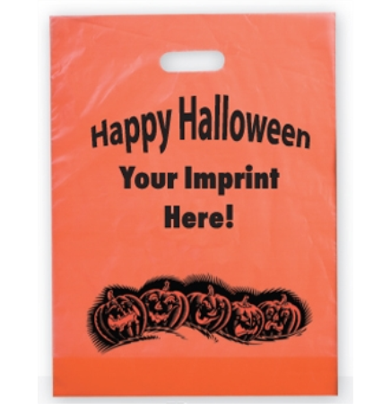 Pumpkin Row Orange Frosted Die Cut • 12" x 15" x 3"