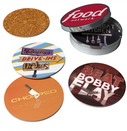 Coasters In Tin