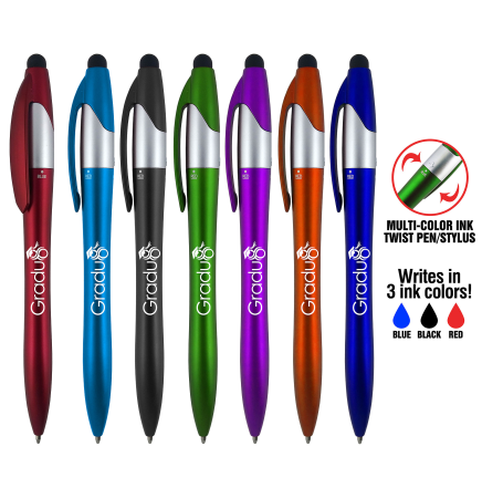 Easton 4 in 1 stylus twist pen