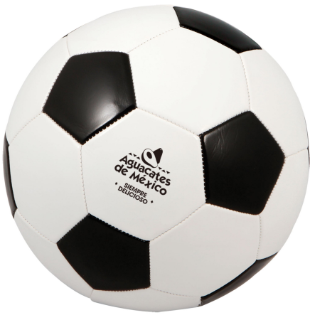 Regulation Size Black & White Soccer Ball