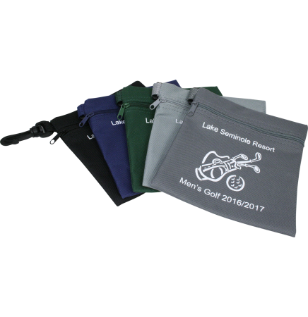 Golf Tournament Zipper Bag (5 3/4"x6 3/4")