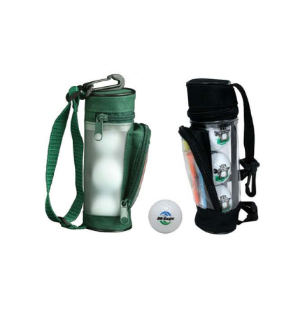Mini Golf Bag Tournament Gift Pack w/3 Golf Balls & 2 3/4" Golf Tees