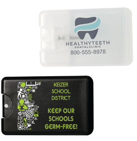 Credit Card Hand Sanitizer Spray