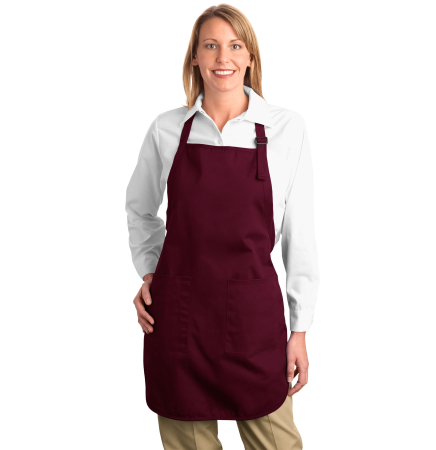 Port Authority® Full Length Apron w/ Pouch Pocket