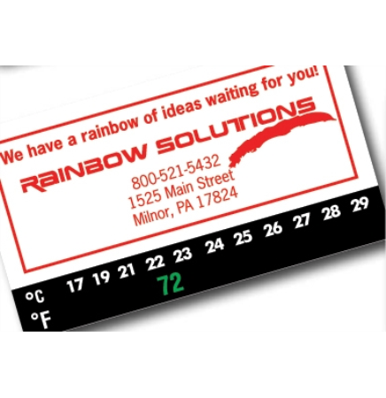 Business Card Thermometer Magnet