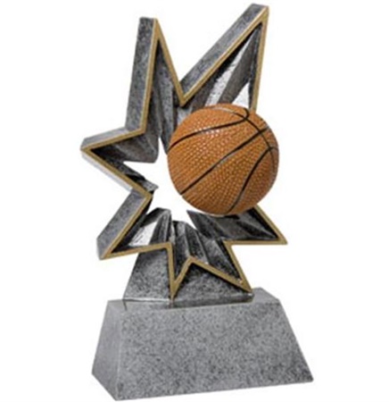 Basketball Bobble Sport Resin - 6"