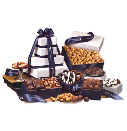 "Park Avenue" Tower of Chocolate in Navy