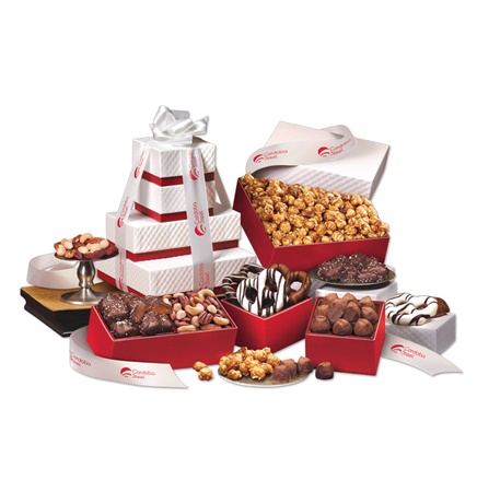 "Park Avenue" Tower of Chocolate in Red