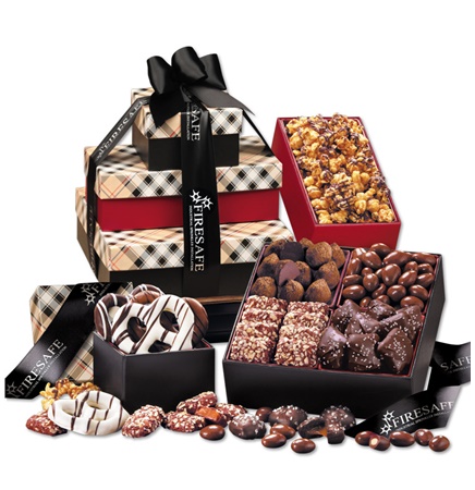 Classic Plaid Tower of Sweets