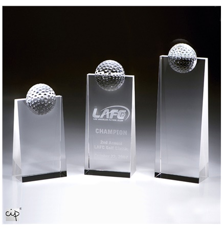 Winning Golf Tower Crystal Awards- Small